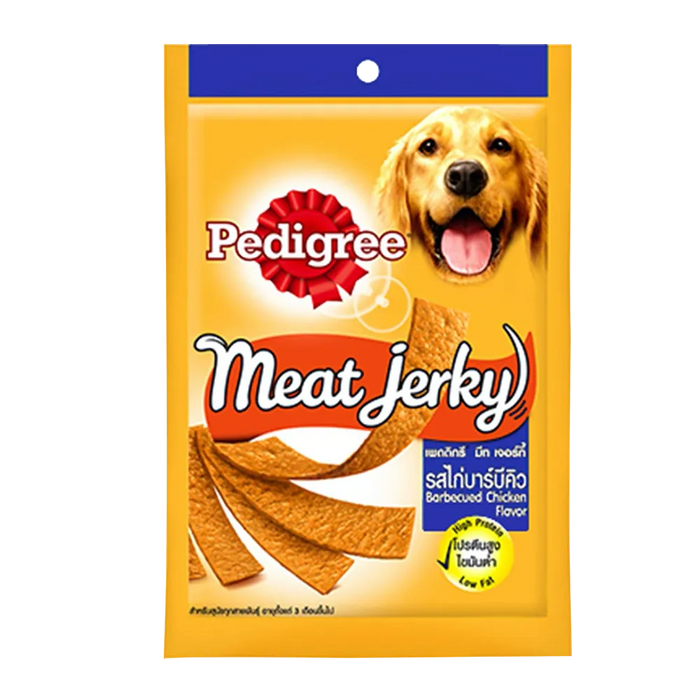 PEDIGREE MEAT JERKY BARBECUED CHICKEN FLAVOR 80GM