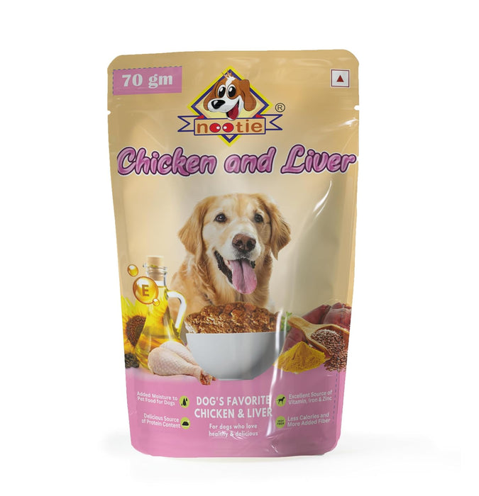 Nootie Chicken & Liver Gravy-(70g) For Dogs