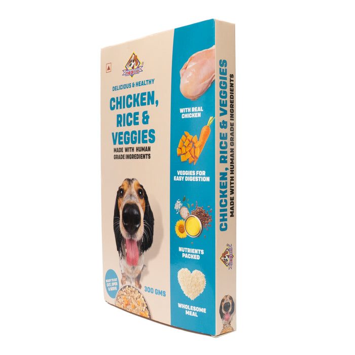 Nootie Freshly Wholesome All Natural Wet Dog Food | Chicken Rice & Veggies Flavor Gluten Free Non Vegetarian Meal