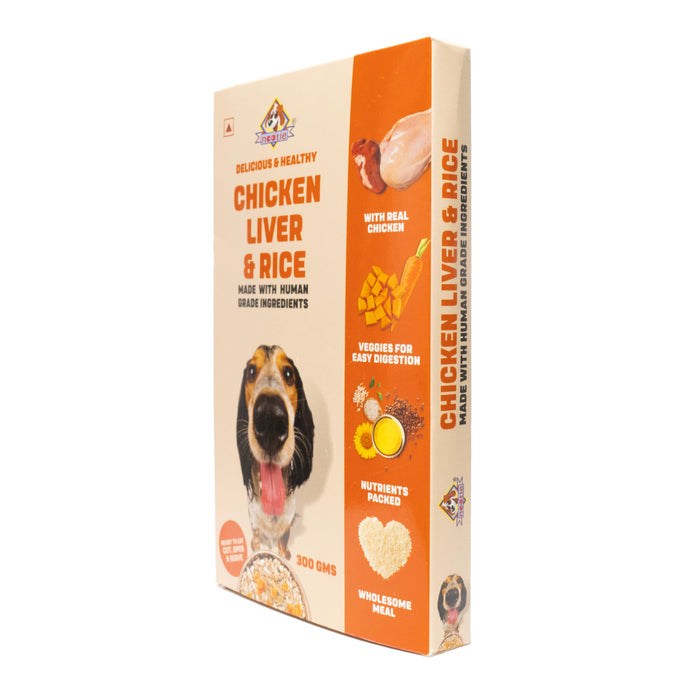 Nootie Freshly Wholesome All Natural Wet Dog Food | Chicken Liver & Rice Flavor Gluten Free Non Vegetarian Meal