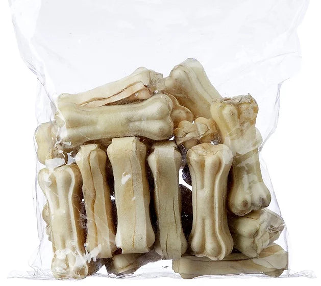 Nootie Small Rawhide Pressed Chew Dog Bone, 3-inch (500Gm)