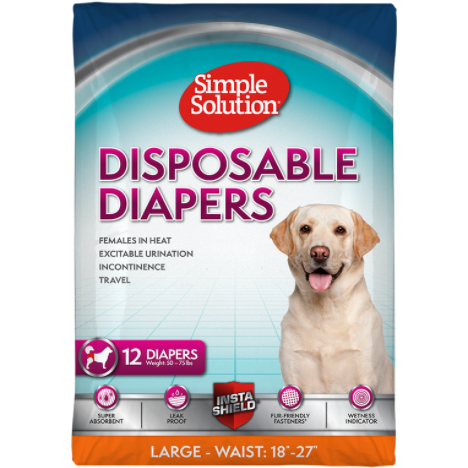 Simple Solution USA Disposable Diapers (L-XL: 46-69cm 12pcs)