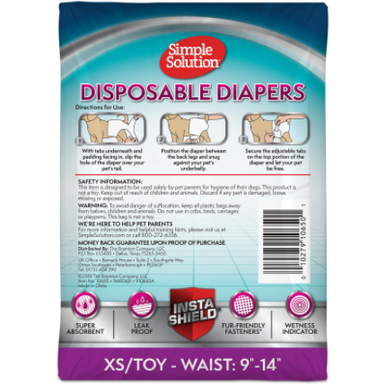 Simple Solution USA Disposable Diapers (XS: 23-36cm 12pcs)