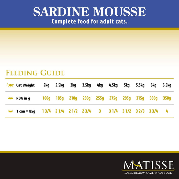 MATISSE CAT MOUSSE SARDINE 85GMS