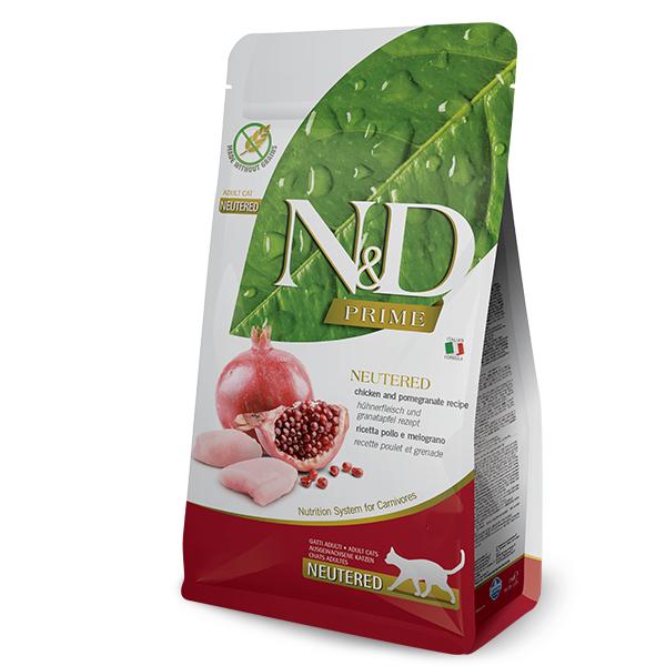 Farmina N&D Prime Chicken & Pomegranate Adult Neutered Cat Dry Food