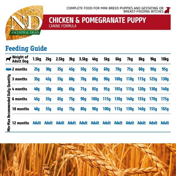 ND AND GRAIN DOG CP PUPPY MINI 2.5KG