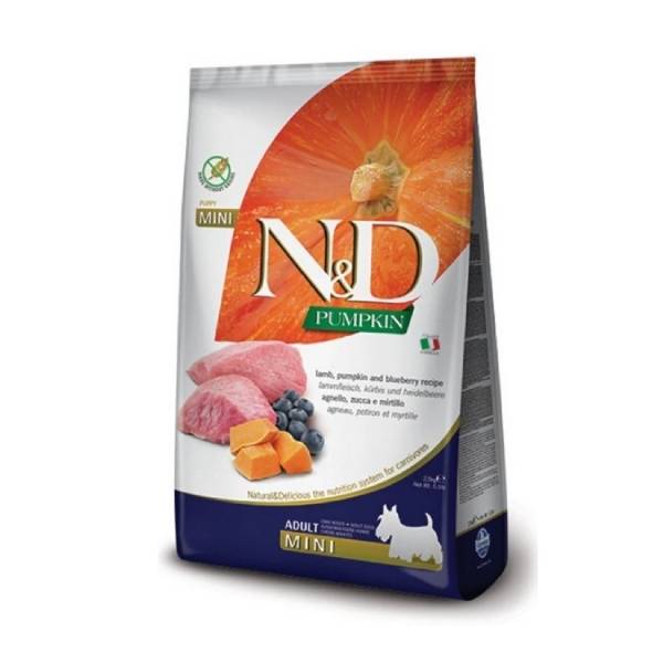 N&D Pumpkin Dog Lamb & Blueberry Adult Medium Maxi 2.5KG