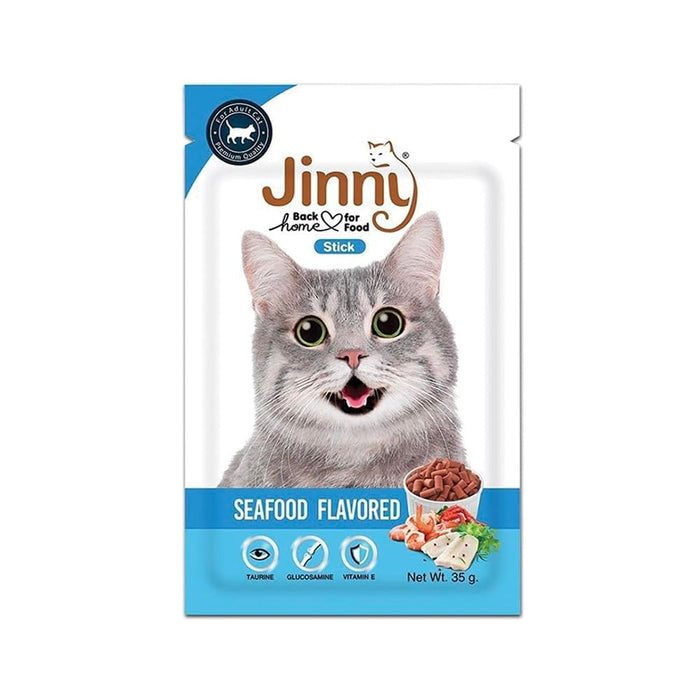 JINNY SEAFOOD FLV CAT TREAT  35G