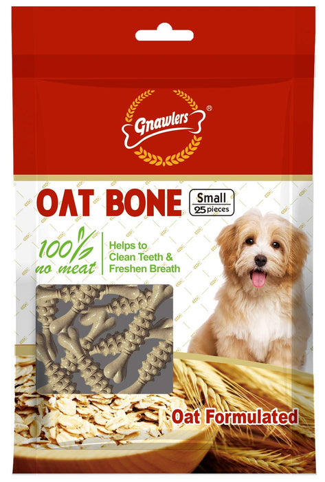 GNAWLERS OAT BONE SMALL 25PIECES