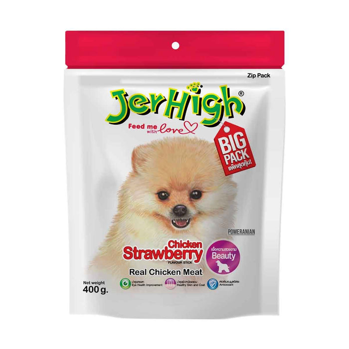 JERHIGH CHICKEN STRAWBERRY STICK 420G