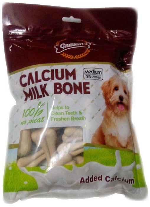 GNAWLERS CALCIUM MILK BONE MEDIUM 12PC