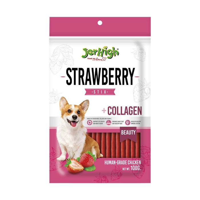 JERHIGH STRAWBERRY STIX 100G