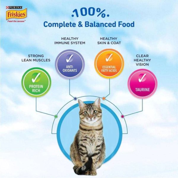 PURINA FRISKIES SEAFOOD SENSATIONS ADULT CAT FOOD 1.1KG
