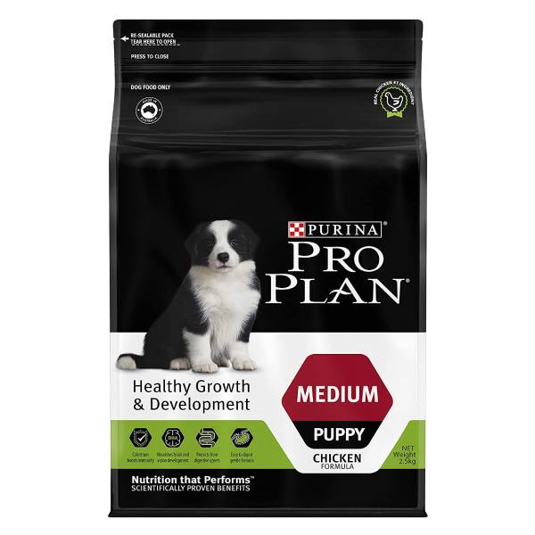 PURINA PROPLAN PUPPY MEDIUM BREED CHICKEN 2.5KG