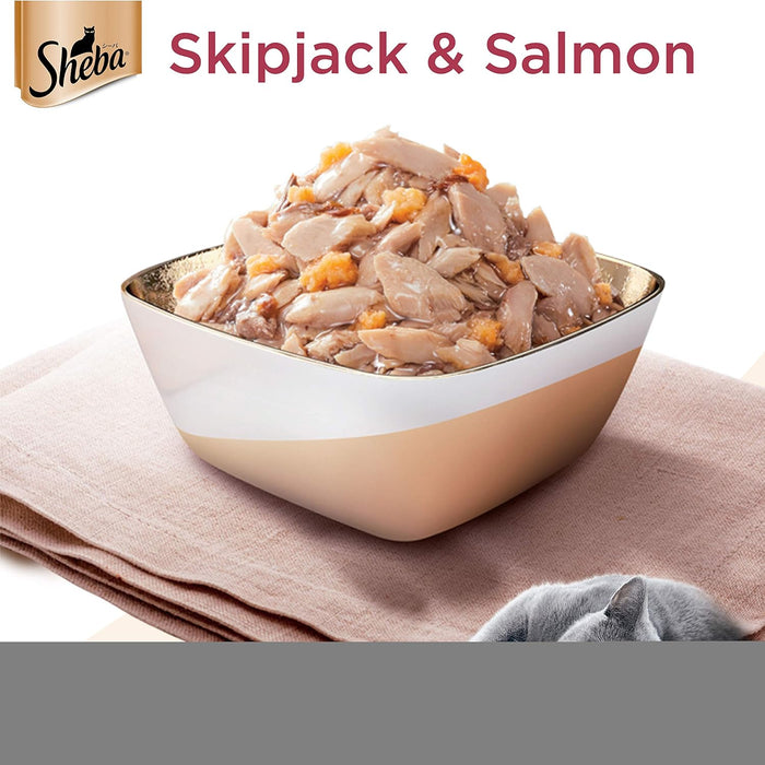 SHEBA SKIPJACK & SALMON FISH GRAVY 35GM