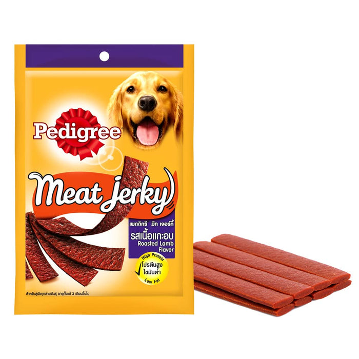 PEDIGREE MEAT JERKY ROASTED LAMB FLAVOR 80GM