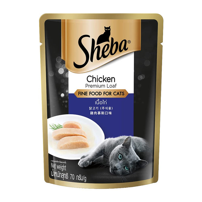 SHEBA ADULT CHICKEN LOAF 70GM