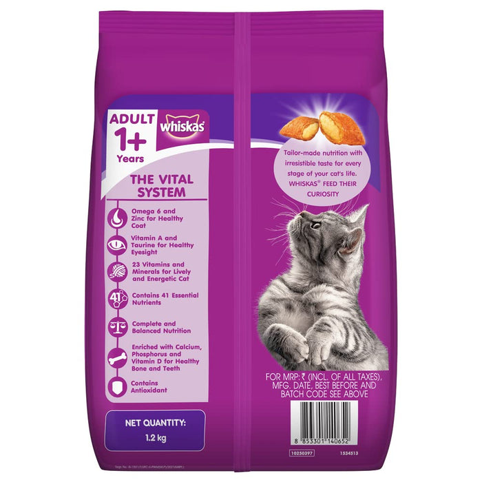 WHISKAS ADULT OCEAN FISH FLAVOUR 1.2KG