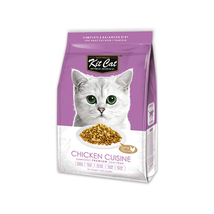Kit Cat Premium Cat Food Chicken Cuisine 1.2-kg