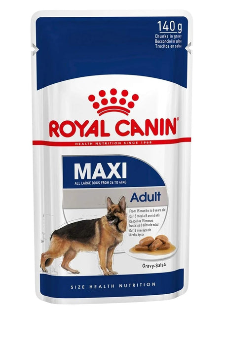 ROYAL CANIN MAXI ADULT GRAVY 140GM