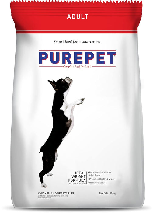 Purepet Chicken &amp; Vegetable Adult Dog Food, 20kg