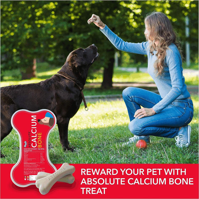 Drools Absolute Calcium Bone Jar, Dog Supplement - 20 pieces (300g)