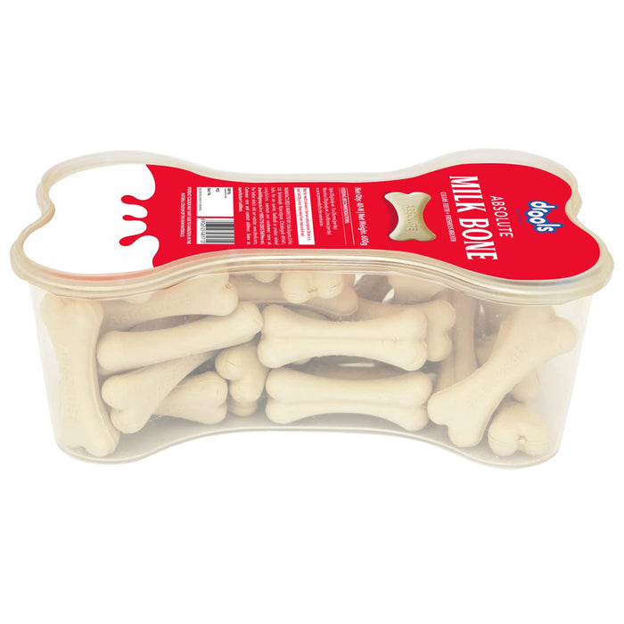 Drools Absolute Milk Bone Jar, Dog Treats - 40 Pieces (600 g) - NEW