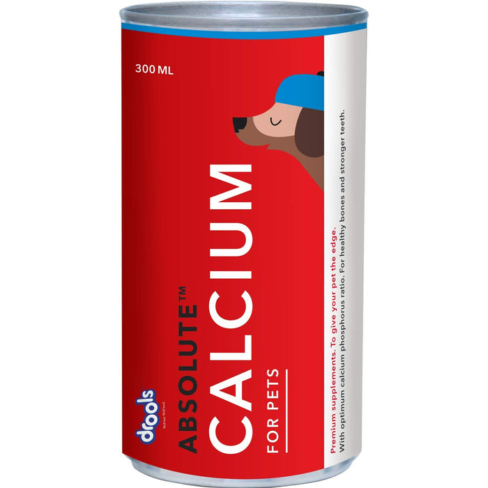 Drools Absolute Calcium Syrup- Dog Supplement, 300ml