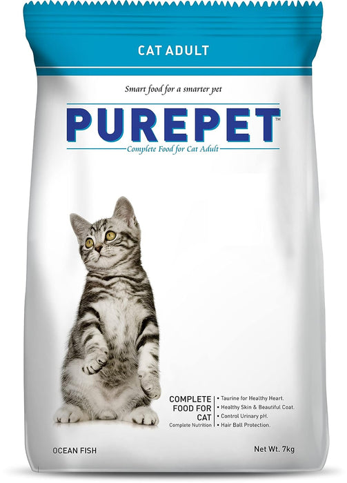 Purepet Ocean Fish Adult Cat Food, 7kg