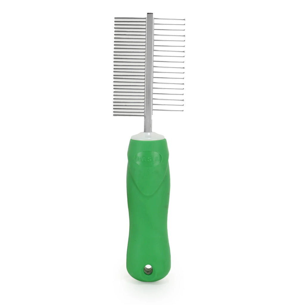 BASIL Double Sided Pet Grooming Comb The Pet Point