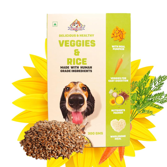 Nootie Freshly Wholesome Wet Dog Food (300g) | Veg Pulao with Human-Grade Ingredients & Gluten-Free Formula
