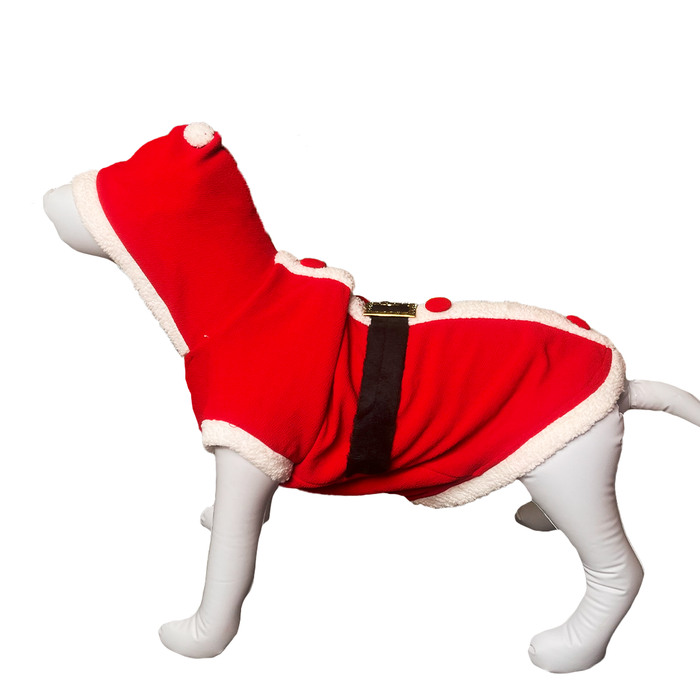 Nootie Merry Christmas Santa Dress/Hoodie for Dogs (Red)