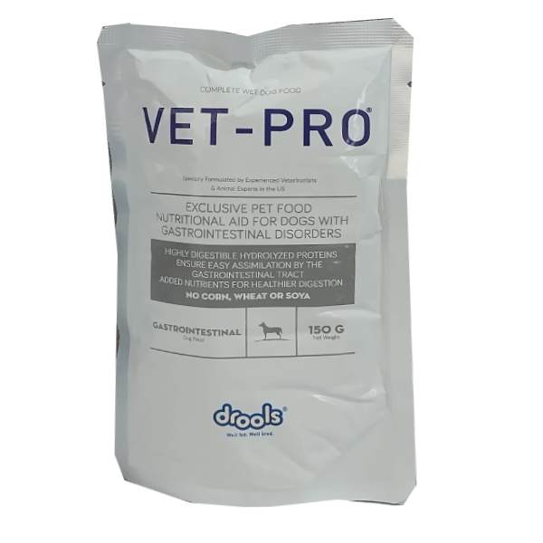 VET PRO GASTROINTESTINAL WET DOG FOOD 150GM