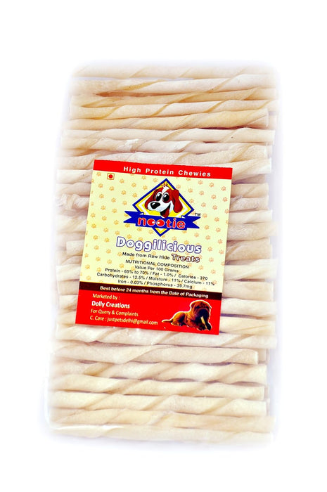 Nootie Twisted Chew Sticks (1kg) | Long-Lasting & Healthy Treat for Dogs