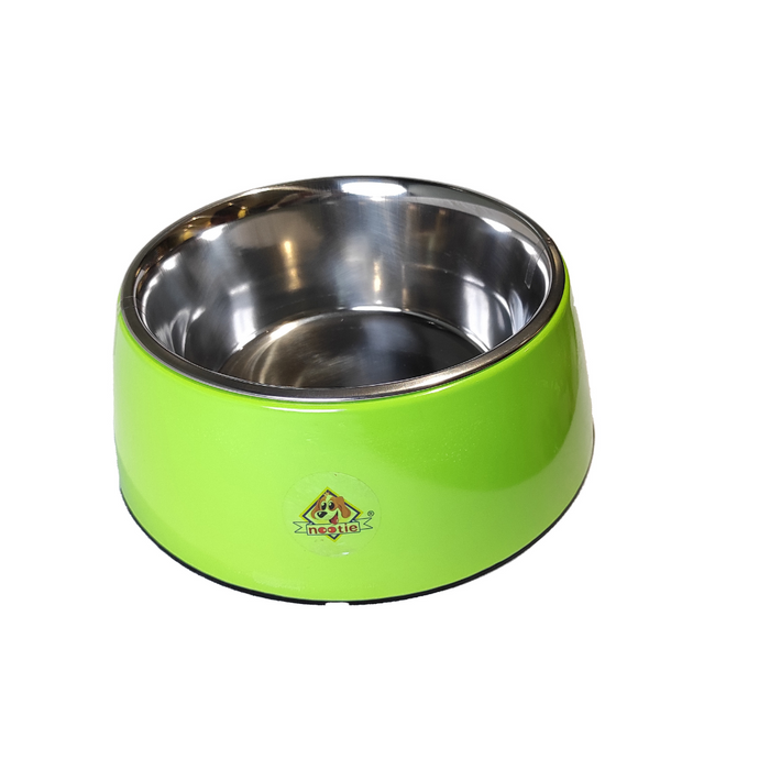 Nootie Green Single Melamine Food & Water Feeder Bowl For Dogs/Cat