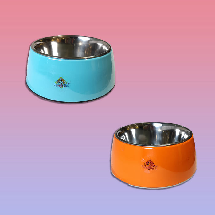 Nootie Black Single Melamine Food & Water Feeder Bowl For Dogs/Cat