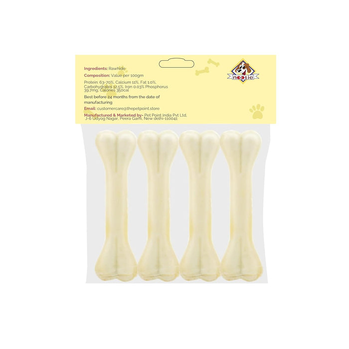 Nootie Small Raw Hide Chew Bones, 4 inch, 1kg