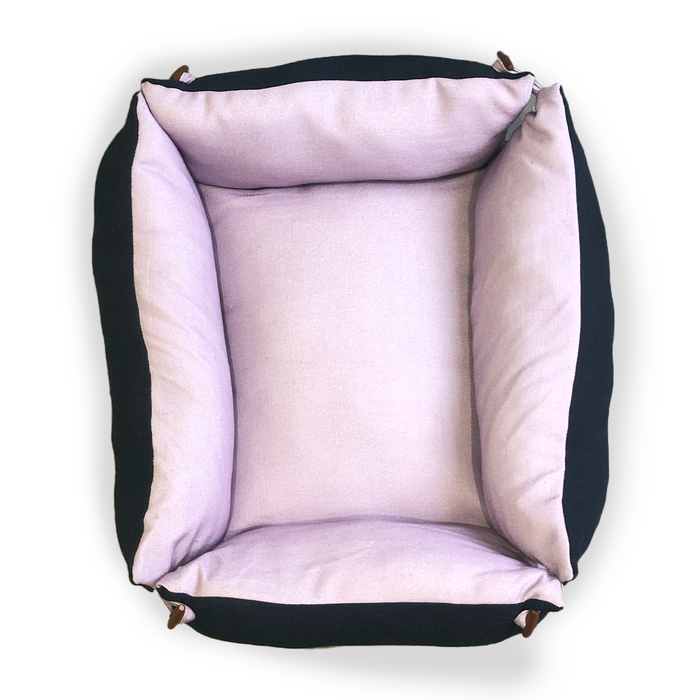 Nootie CozyBuddy Versatile Bed for Dogs  Convertible Longer Mattress - Purple and Blue Color