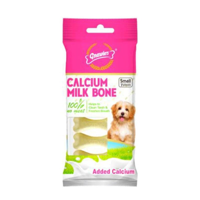 Gnawlers Calcium Milk Bones 60g 2.5" (Pack of 2)