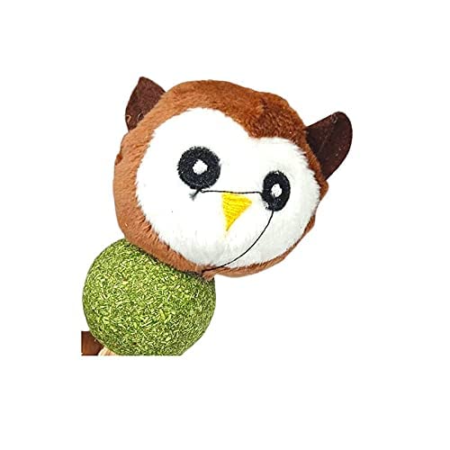 Nunbell Owl Face Catnip Toy