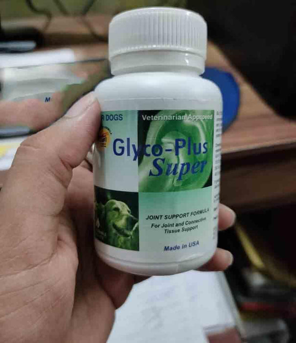 DC FLY Glyco- Plus Super 60  Tablets || Joint Care Nutritional Supplement for Dogs|| Puppies, Cats,Kittens Useful to Strengthen Joints Maintains Cartilage for Young and Older Dogs and Cats.