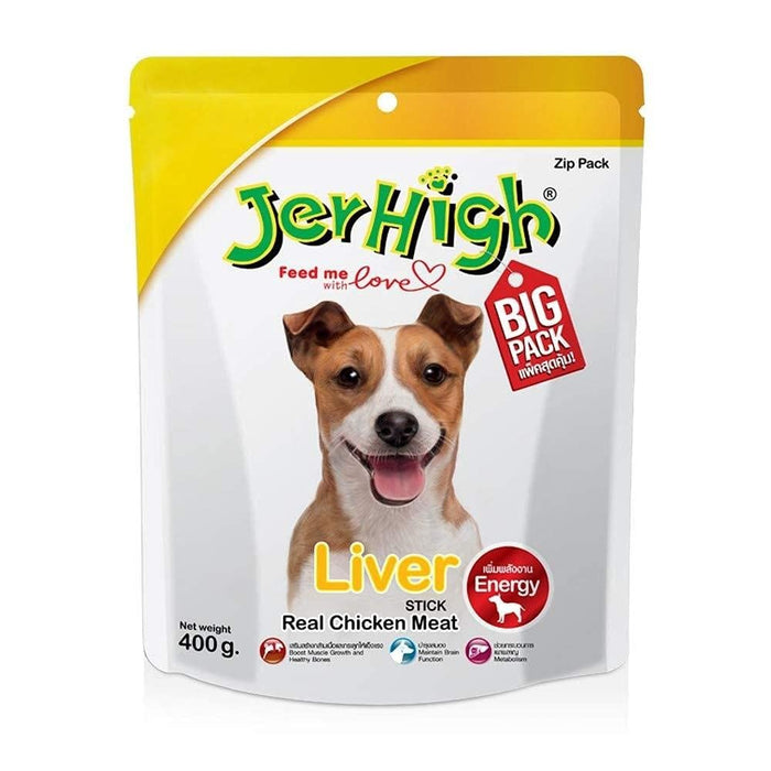 JerHigh Liver Stick for Young Adult Dog Treats, 400g