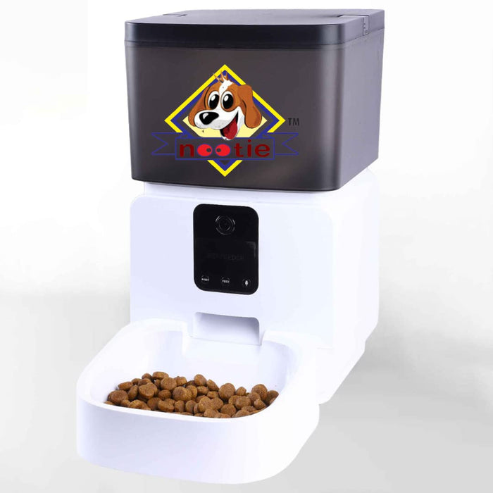 Nootie Automatic Pet Feeder, 5L Dog Feeder Pet Food Plastic Dispenser