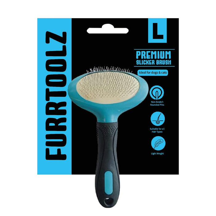 Furrtoolz Premium Slicker Brush Large for Pets