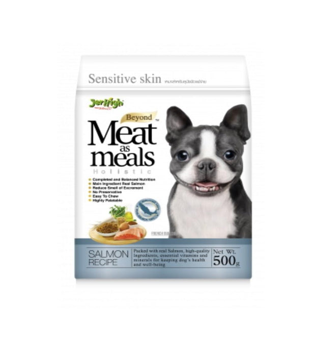 JerHigh Meat As Meal Salmon Recipe Dog Treat with Real Meat 500g