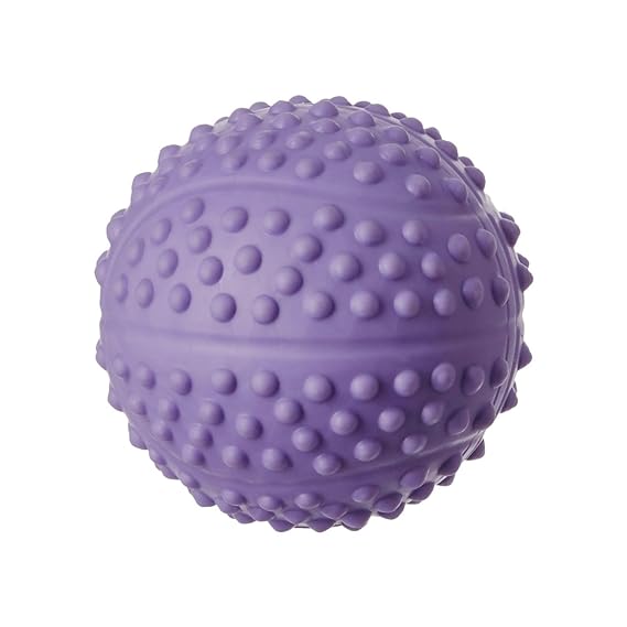 Nootie x Nunbell Spike Bounce Ball | Lightweight+ High Bounce + Easy to Clean |Gentle on Teeth+ Gums | Floats in Water | Head Tilting Squeak Dogs