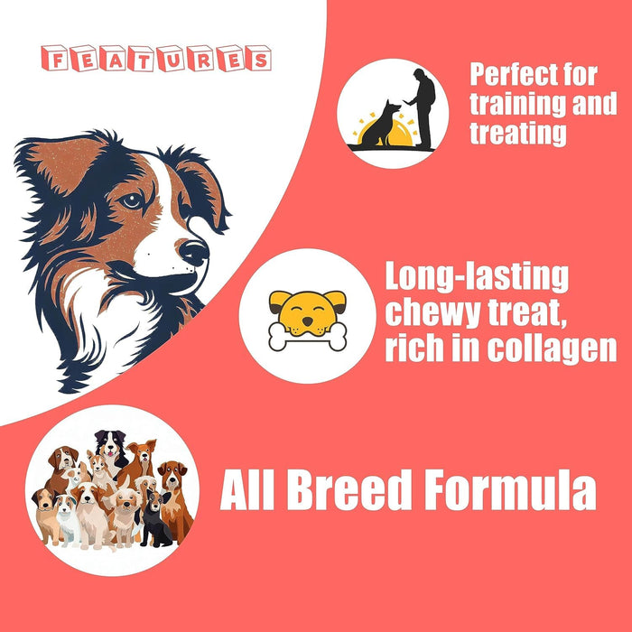 Nootie Chicken Flavored Dog Treats (1kg) | Rawhide Chew Sticks for Healthy Teeth & Strong Gums