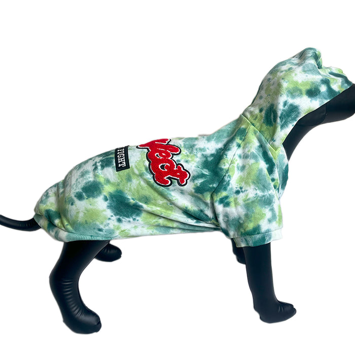 Nootie Premium Dream in Colours Warm camouflage Hoody for Dogs (Green)