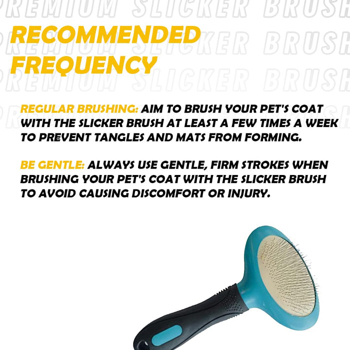 Furrtoolz Premium Slicker Brush Medium for Pets