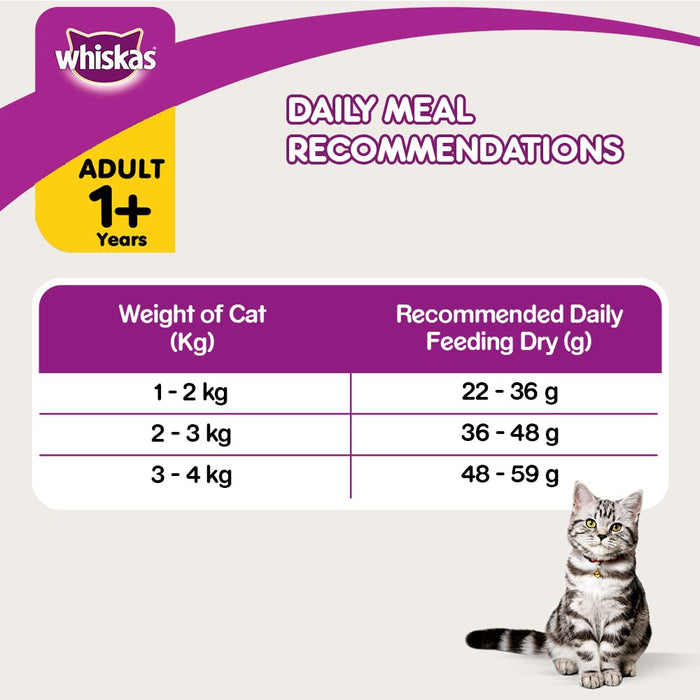 WHISKAS ADULT CHICKEN FLAVOUR 3KG